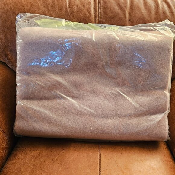 Vintage Consul 100% Wool Blanket, 80x90 Size, Beige, Original Packaging - Picture 2 of 14